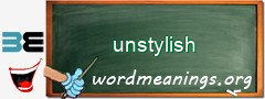 WordMeaning blackboard for unstylish